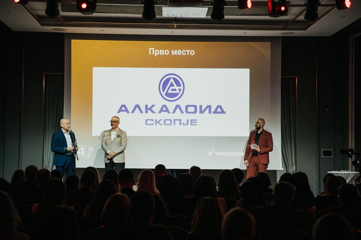Alkaloid is the absolute winner for the third year running – the Most Desirable Employer for 2024 (1)