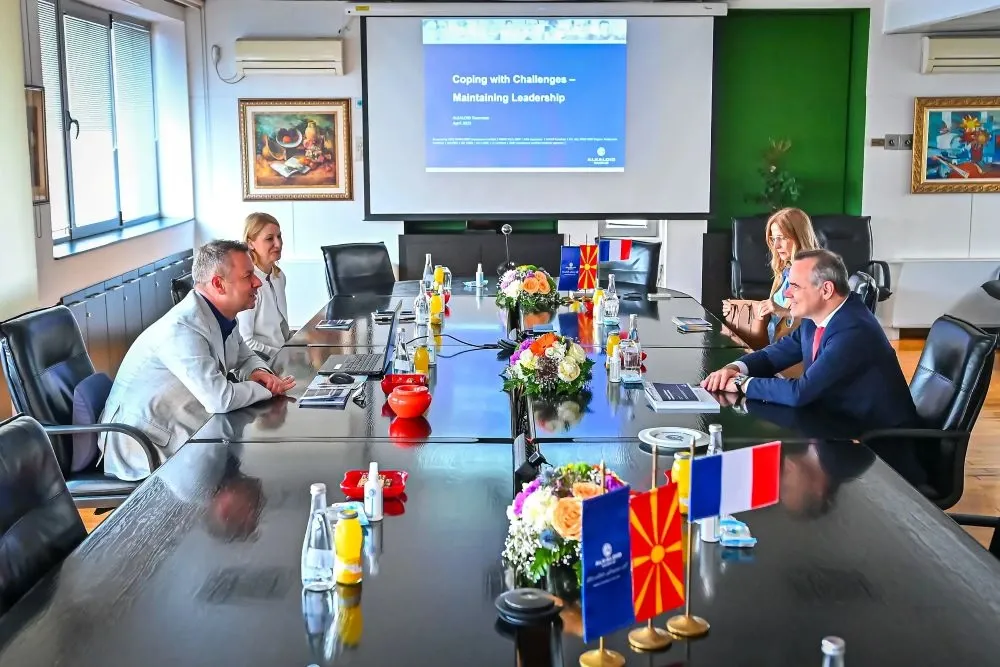 French Ambassador on an official working visit to Alkaloid (1)