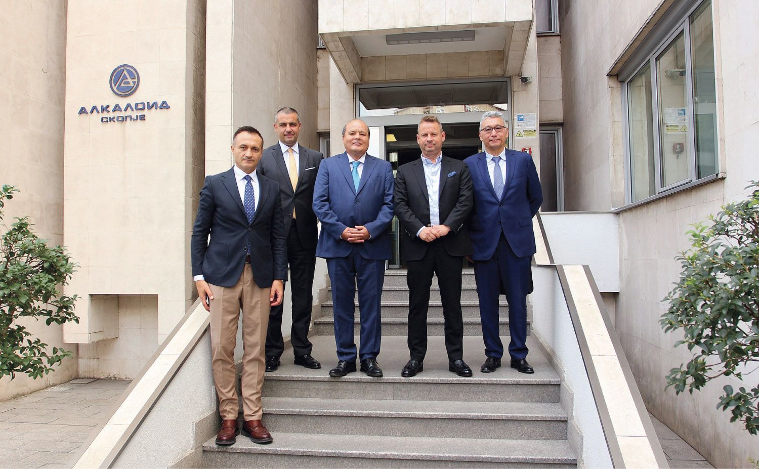 DELEGATION FROM THE KAZAKHSTAN EMBASSY VISITS ALKALOID (1)