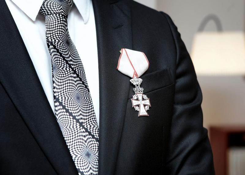 Zhivko Mukaetov conferred Honour Knight of Danish flag by Queen Margarete II of Denmark (1)