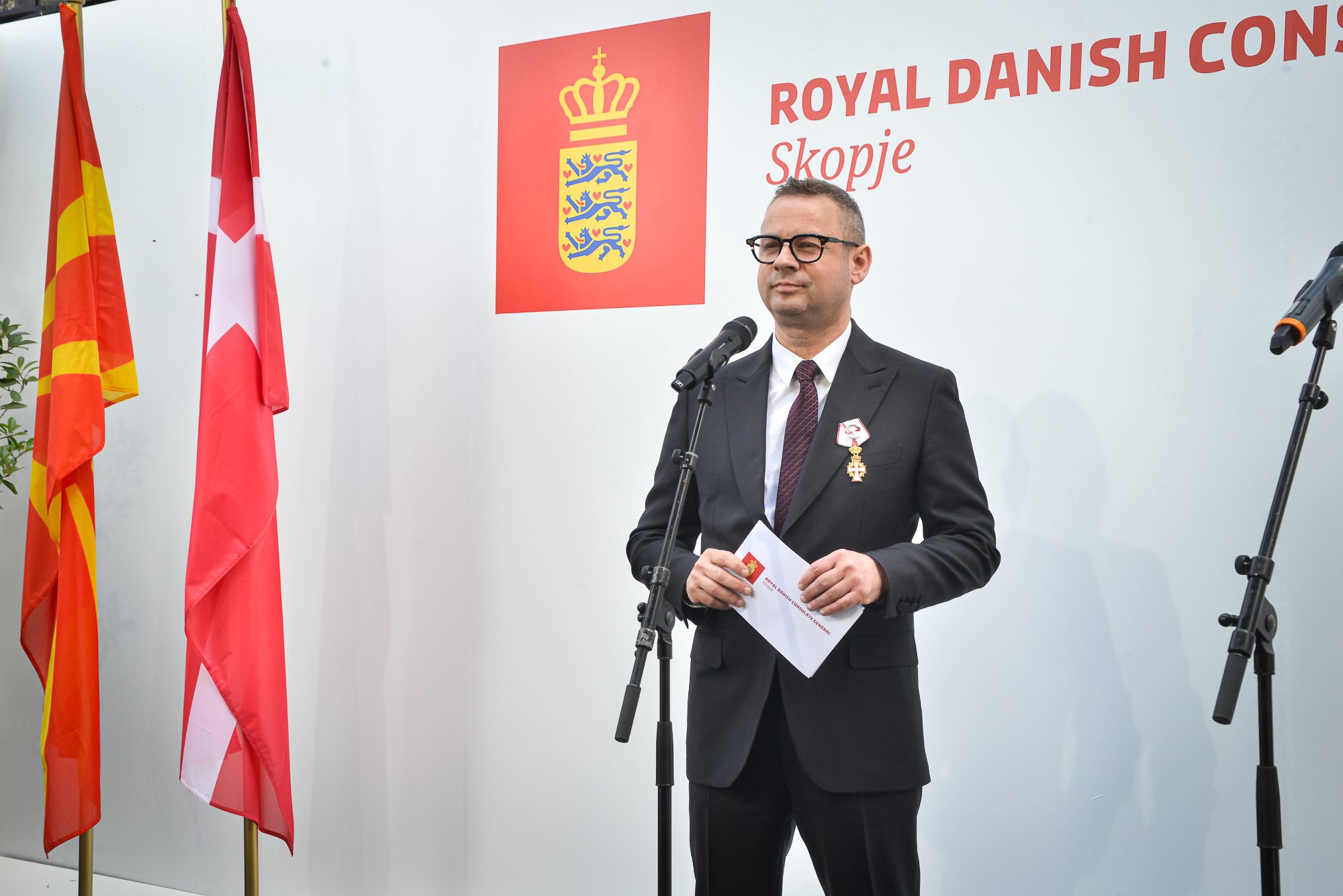 30th Jubilee of the Danish Consulate and Knight 1st Class of the Order of the Dannebrog for Mukaetov (3)