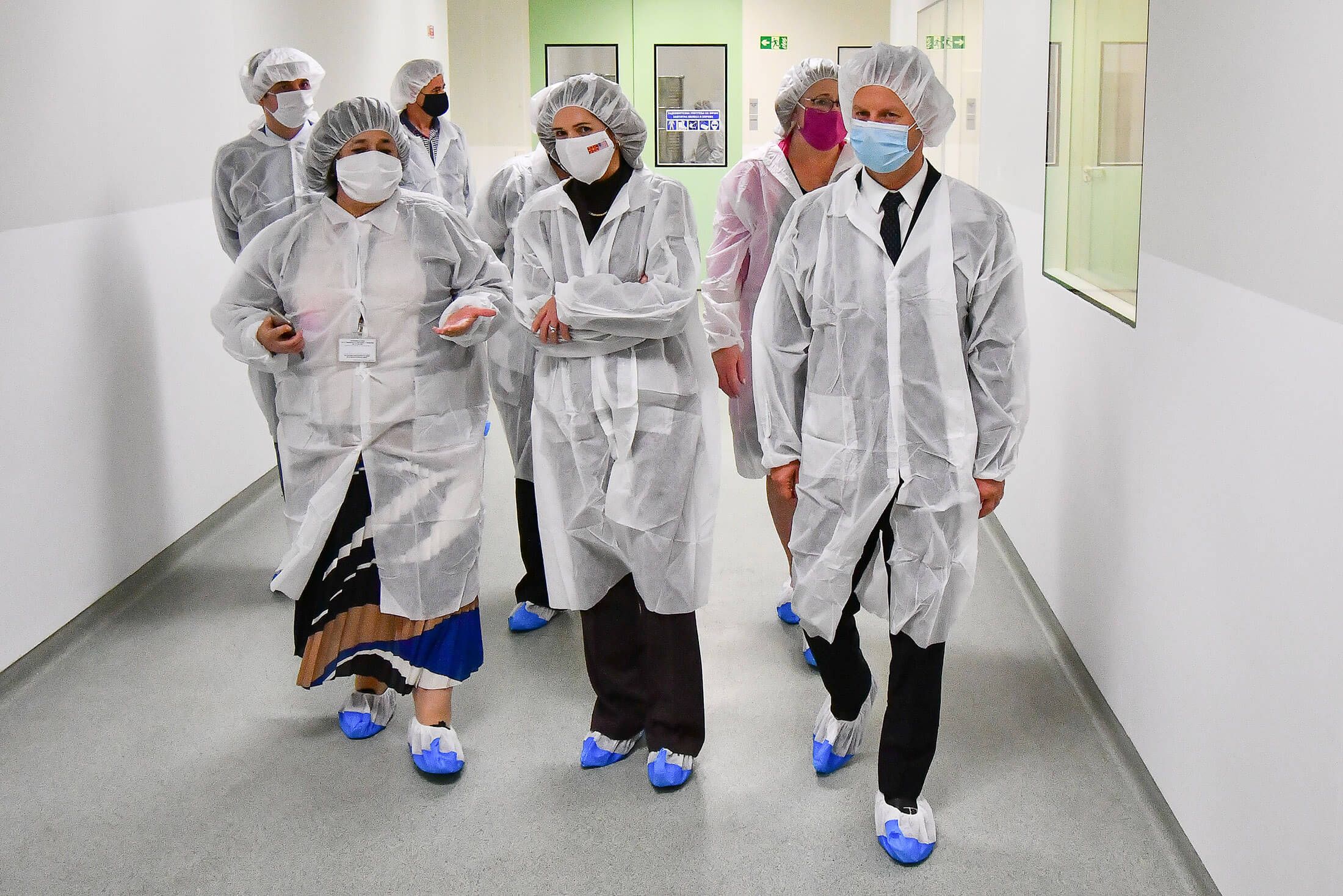 US Ambassador Kate Burns pays working visit to “Alkaloid” (1)