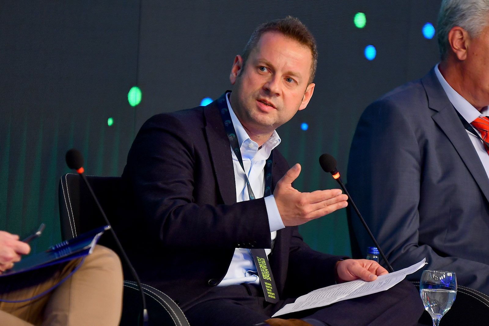 Zhivko Mukaetov, CEO of Alkaloid AD Skopje, panelist at the Second Annual International Conference "Skopje Economic and Finance Forum - SEFF" held by the Ministry of Finance (1)