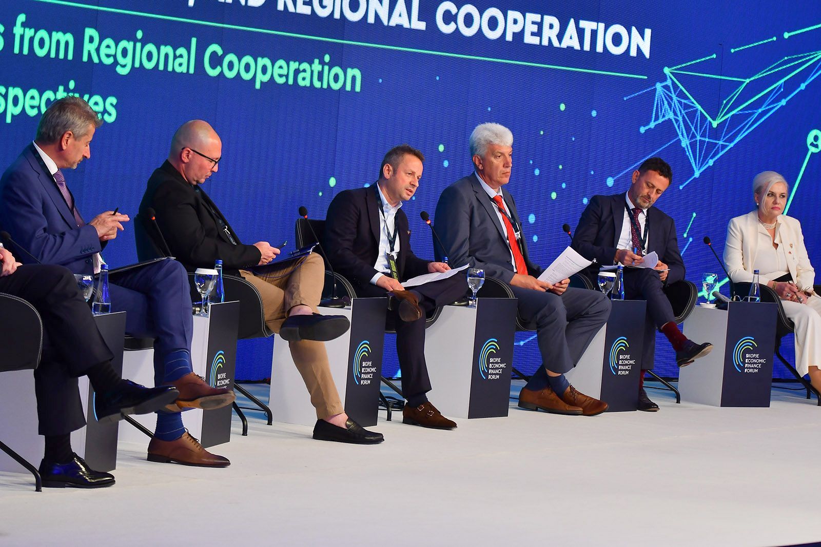 Zhivko Mukaetov, CEO of Alkaloid AD Skopje, panelist at the Second Annual International Conference "Skopje Economic and Finance Forum - SEFF" held by the Ministry of Finance (1)