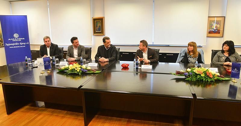 Alkaloid signs a new memorandum for cooperation for internship program with another two faculties at UKIM: Medical and Faculty of Technology and Metallurgy (1)