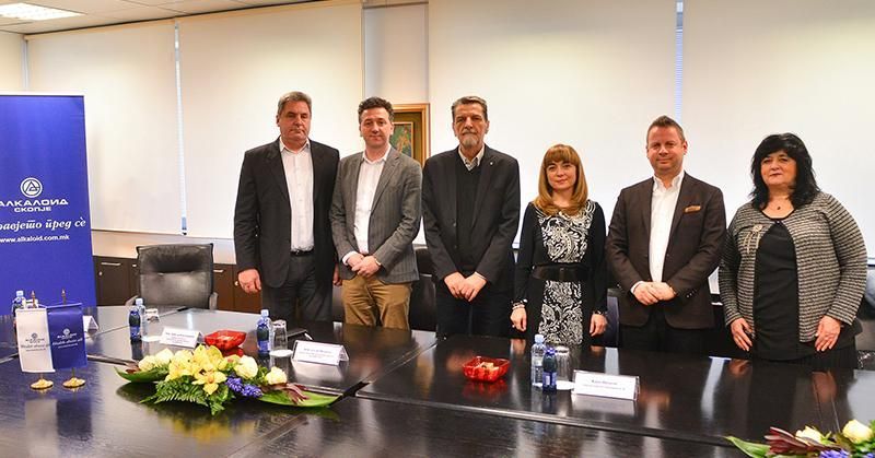 Alkaloid signs a new memorandum for cooperation for internship program with another two faculties at UKIM: Medical and Faculty of Technology and Metallurgy (1)