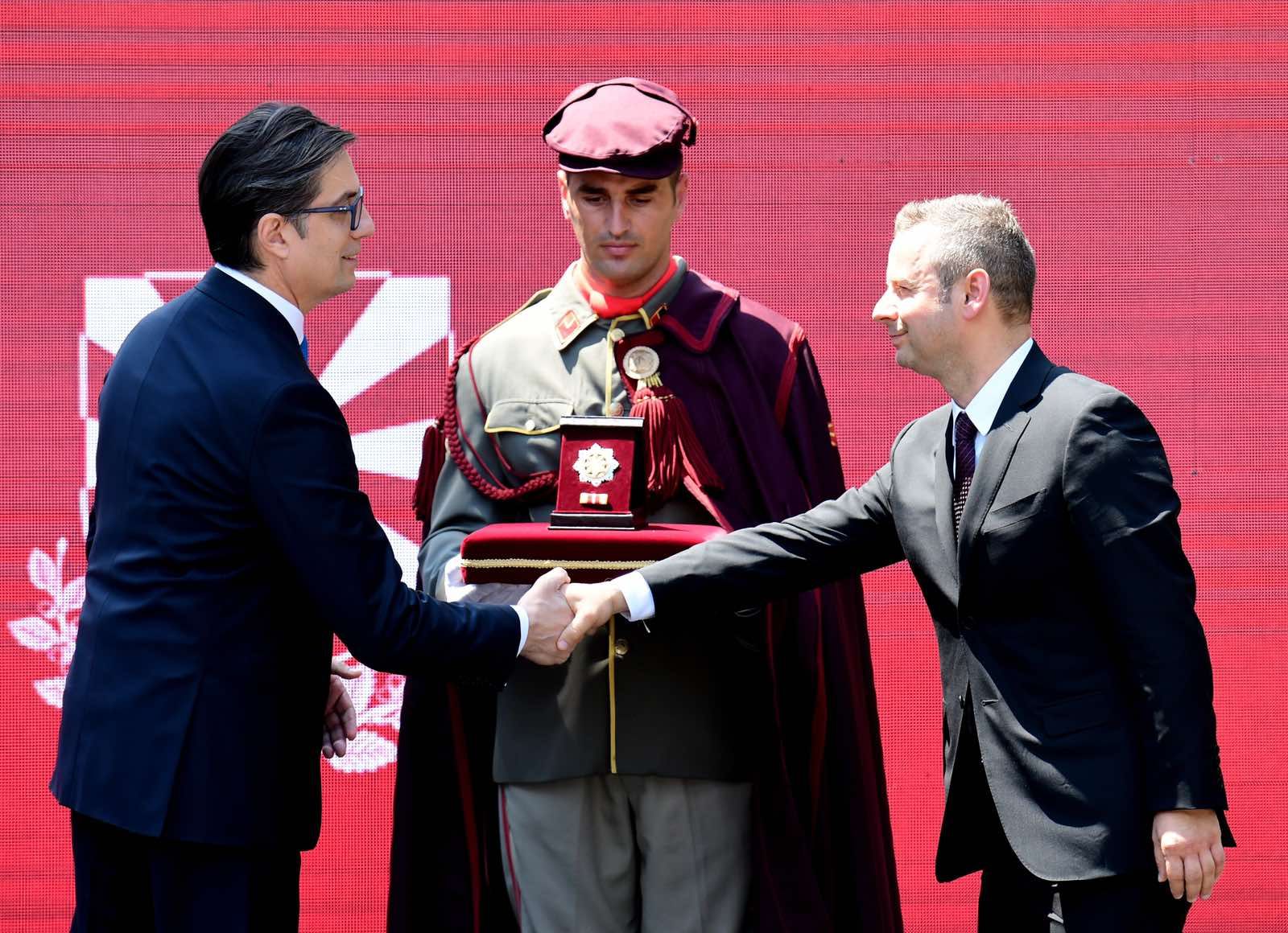 The CEO/President of the Management Board of Alkaloid AD Skopje,Mr. Zhivko Mukaetov, decorated with the Order of Merit by thePresident of Republic of North Macedonia, Stevo Pendarovski (1)